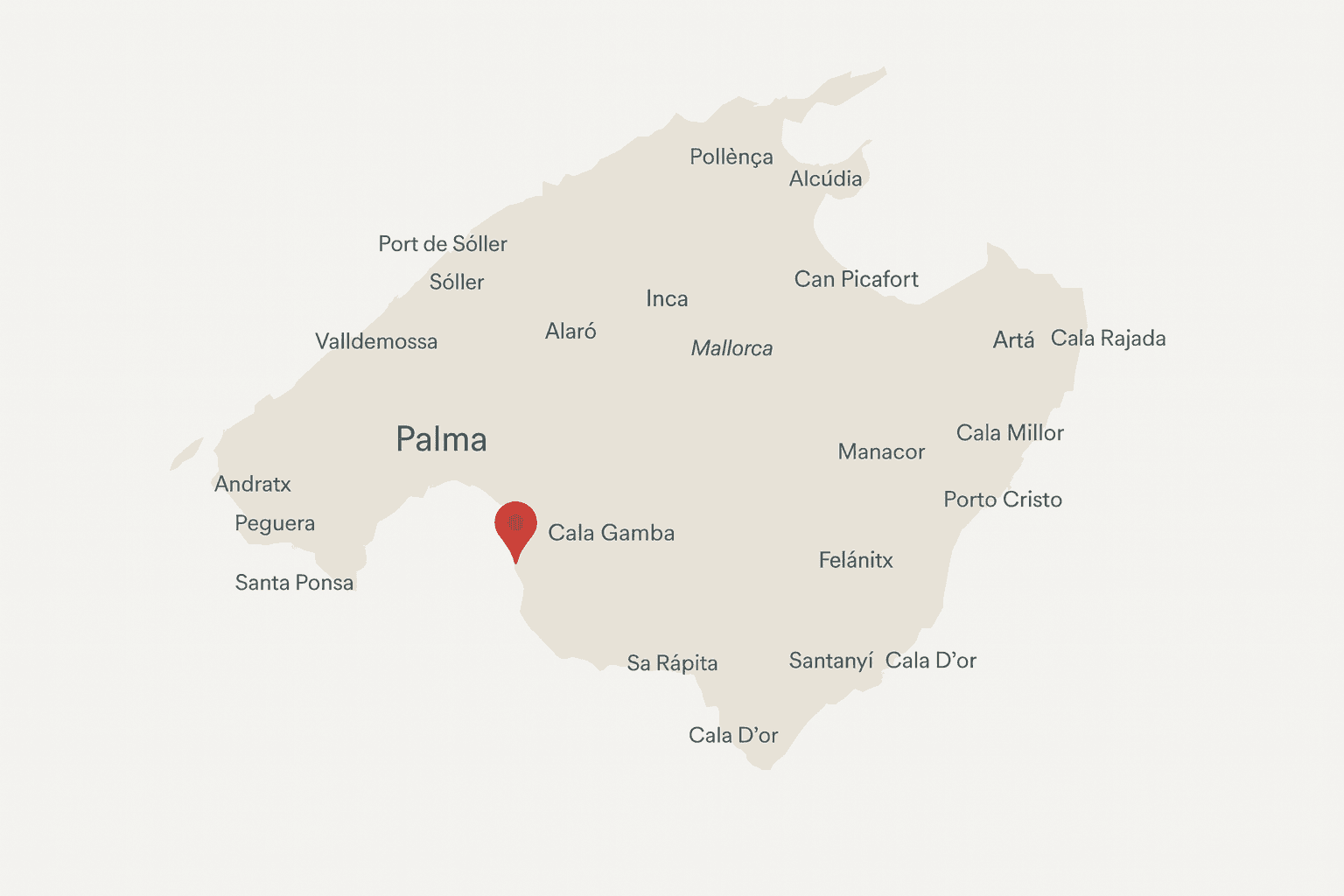 Vista del proyecto Cala Gamba