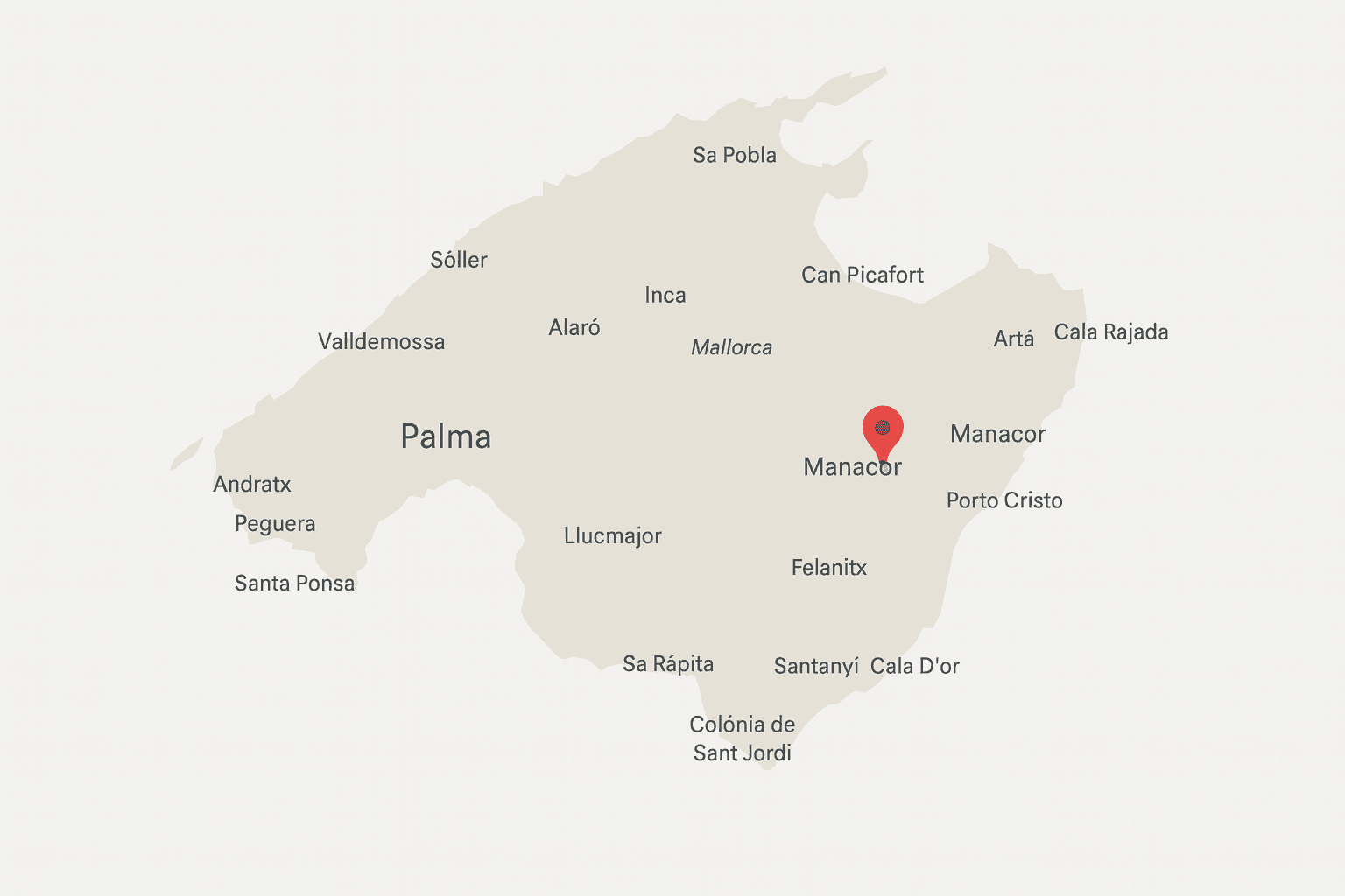 Vista del proyecto Manacor